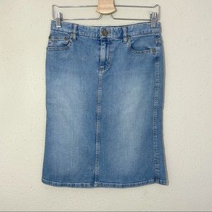 Marc Jacobs Denim Pencil Skirt Size 4